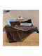Kentia Duvet Cover Queen 220x240 Ivanna 04 Brown