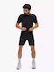 Essential Sportliches T-Shirt Schwarz