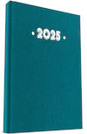 Ydrogeios Daily Agendas 2025 Turquoise 12x17cm