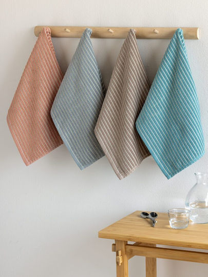 Palamaiki Kity Towel from 100% Cotton in Pink Color 40x50cm 2pcs