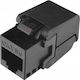 Solarix Keystone C5e Utp Rj45 Schwarz Selbstbohrend Sxkj-5e-utp-bk-sa