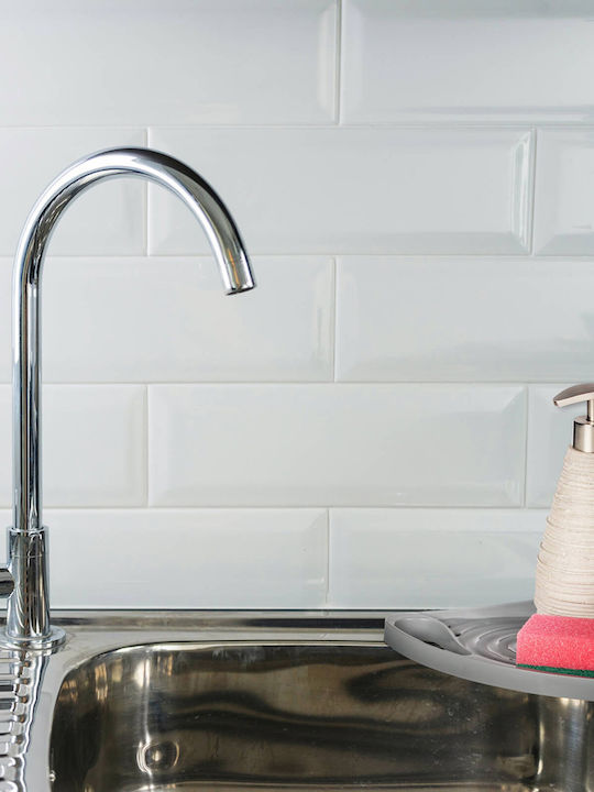 Rosmarino Gray Kitchen Sink Organizer Base 24.5x18x4.5cm