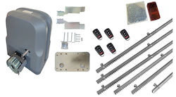 Doorado Σετ Μοτέρ Συρόμενης Γκαραζόπορτας Slg600-kit562 5 Τηλεχειριστήρια 6 Μέτρα Κρεμαγιέρα Φωτοκύτταρα Ανακλαστήρα