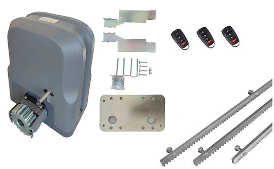 Doorado Schiebetorantrieb-Set Slg600-kit330 3 Fernbedienungen 3 Meter Zahnstange