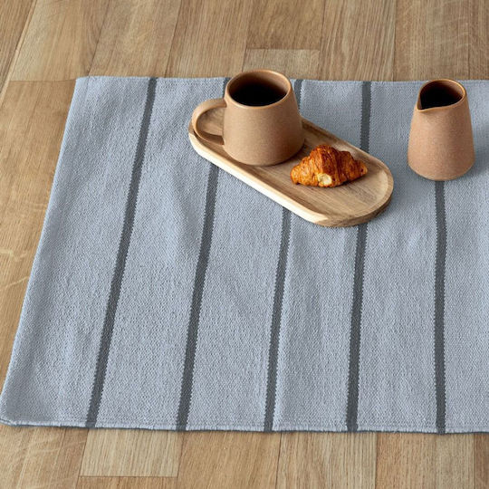Palamaiki Pin Βαμβακερό 60x120cm Grey