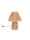 Trio Lighting Lampă de masă pentru Soclu E14 cu Abajur Maro și Bază