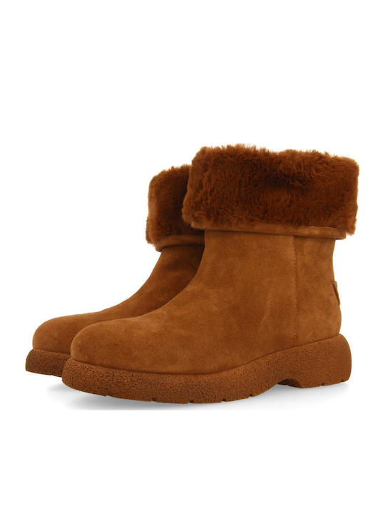 Gioseppo Leather Women's Ankle Boots with Fur B...