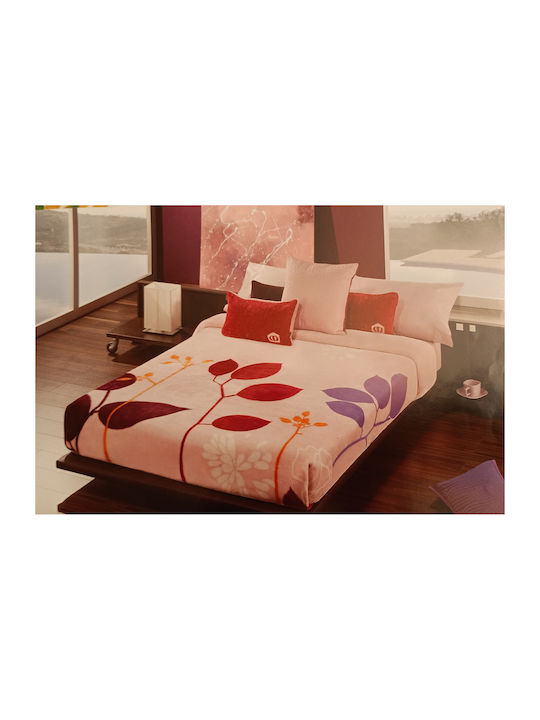 Manterol Casa Vip 550 Spanish Velvet Single Blanket 160x220cm Lilac