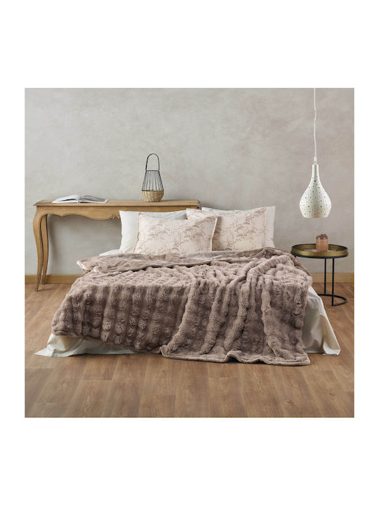 Kentia Cabaret Furry Blanket Super Double 220x2...