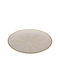 Atmosphera Christmas Plate Ceramic Beige