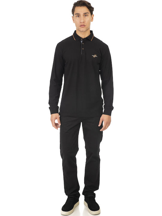 Large Sizes Polo T-shirt Black