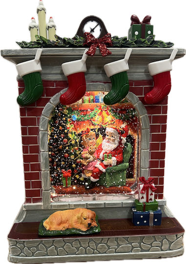 Коледна украса Камина 15x25см 1бр