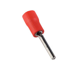 Elmark 59102 Red Pin Terminals 100 Pieces