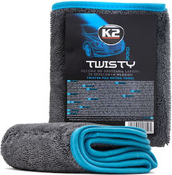 K2 Twisty Pro Πανί Μικροϊνών Στεγνώματος 600gsm Μαύρο 60x40cm