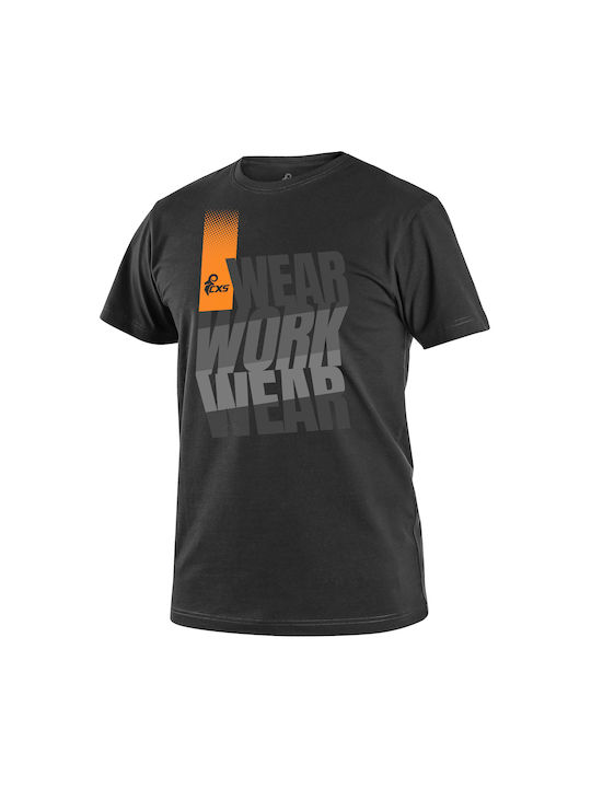 Canis Safety Tricou de Lucru Negru 1610-430-803-00