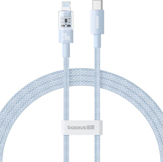 Baseus Gem USB-C zu Lightning Kabel 20W Blau 1m (P10373001311-00)