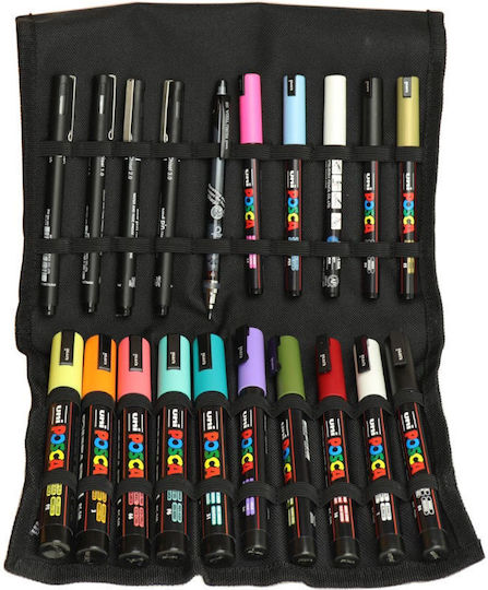 Uni-Ball Design Markers 0.5mm Black 20pcs