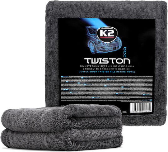K2 Twiston Pro – Πετσέτα Στεγνώματος Διπλής Όψης “twisted Pile” 60x90cm 1200 Gsm