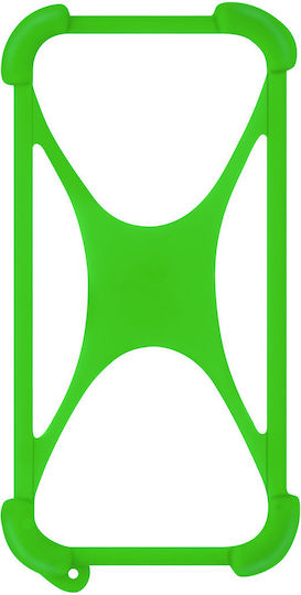 Smartphone Case Up To 6.7 Inches Universal Silicone Expandable Green