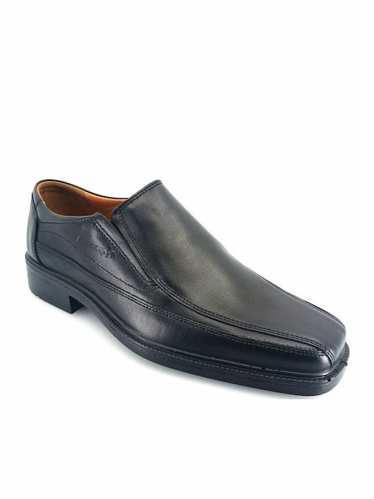 Boxer Men's Leather Moccasins Black