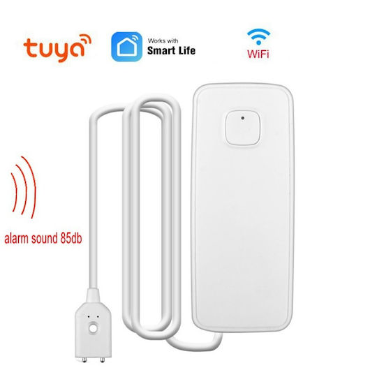 Tuya Smart Wireless Water Leak Detector Battery Wi-Fi with Siren & Cable