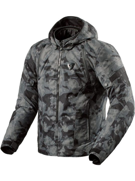 Rev'IT Flare H2O Winter Men's Motorcycle Jacket Waterproof Gray