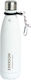 Emerson Bottle Thermos Plastic / Stainless Steel 500ml White with Straw