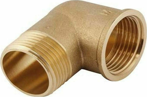 Pipe Elbow Fitting Brass 3/4" Male/Female 3mm 112497