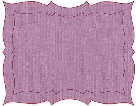 La Gallina Matta Placemats Tesatura Violet 48x37cm 1buc