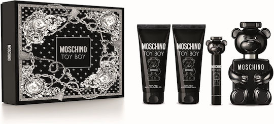 Moschino Toy Boy Ανδρικό Σετ με Eau de Parfum και Shower Gel 4τμχ