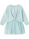 Children's Dress Long Sleeve Tulle Mint