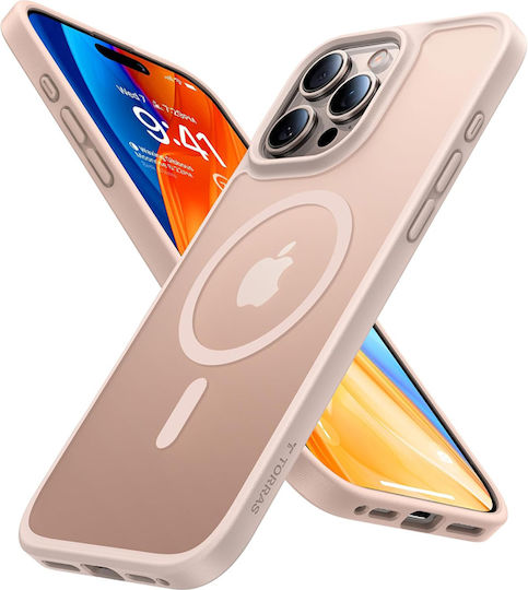 Torras Back Cover Σιλικόνης Χρυσό (iPhone 16 Pro Max)