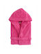 Kentia Women's Hooded Bathrobe Fuchsia 000076506