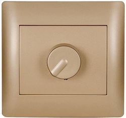 Elmark Rhyme Schalterrahmen in Gold Farbe 11193