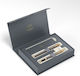 Parker IM Core Set Stilou Ballpoint Medium cu Peniță Medium Grey GT