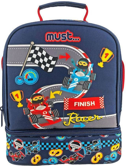 Must Team Yummy Geantă Izotermică Școlară Pentru Prânz 7 Litri Albastră Tematică Fotbal 22x16x28cm