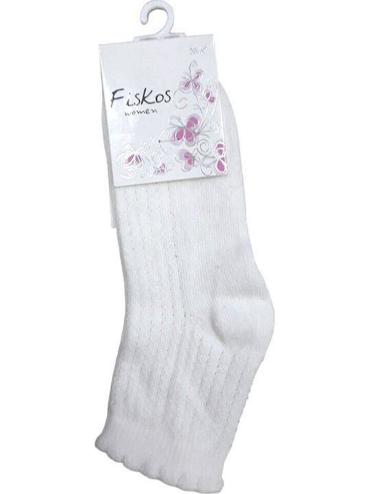 Dikissizdir Kids' Socks Ecru