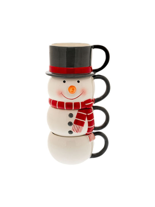 Christmas Mug Ceramic White L14xW12xD25cm.