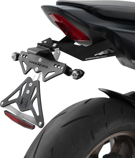 Barracuda Foldable Motorcycle License Plate Holder
