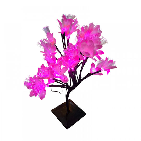 Beleuchteter Weihnachtsdekorationen mit Bäumen Rosa Beleuchteter Weihnachtsdekorationen mit Bäumen Rosa