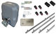 Doorado Σετ Μοτέρ Συρόμενης Γκαραζόπορτας Slg600-kit541 5 Τηλεχειριστήρια 4 Μέτρα Κρεμαγιέρα Φωτοκύτταρα Ενσύρματα