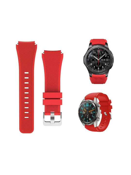 Best Accessories Silicon Strap Red Huawei Watch 5 5 Pro 46mm Watch 4 4 Pro 46mm Watch 3 3