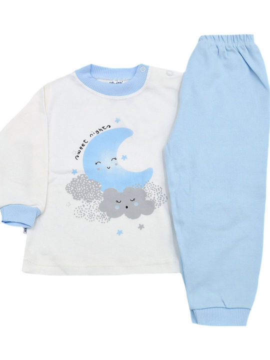 Extan Bebe Kids' Pajamas Winter Sky Blue
