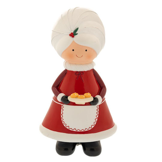 Dekorativer Weihnachtsmann Weiß 27x15x11cm