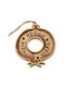Nuova Vita Suspendata Amulet Rodie Bronz Ceramic 8x9cm 1buc