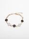 Chrysothemiss Women's Bracelet made of Steel Gold Plated