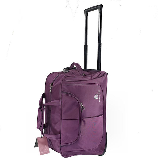 Bartuggi Sack Voyage 51lt Purple with Wheels Fabric L55xW29xH29cm