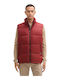 Sleeveless Jacket Puffer Red