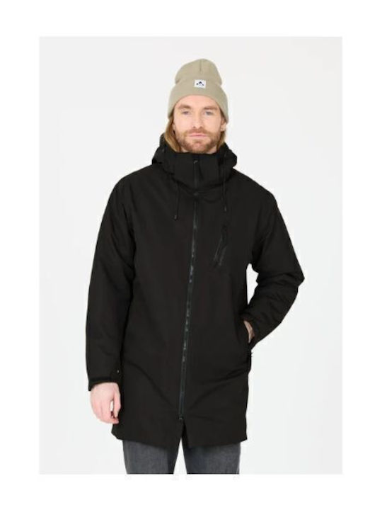 Winter Jacket Parka Waterproof and Windproof Black