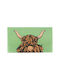 Artsy Mats Πατάκι Εισόδου Green Highland Cow Πράσινο 70x40εκ.